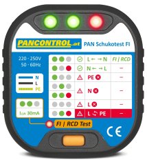 Pancontrol Preizkuševalec šuko vtičnic PAN SCHUKOTEST FI