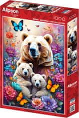 Alipson Puzzle Mother's love: Bears 1000 kosov