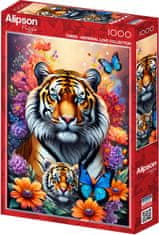 Alipson Puzzle Mother's love: Tigers 1000 kosov