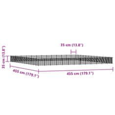 Vidaxl Ograda za hišne ljubljenčke z 52 paneli črna 35x35 cm jeklo