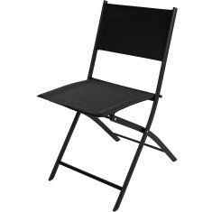 tectake Bistro set zložljiv, za 2 osebi UV-obstojen UV-obstojen - Črna