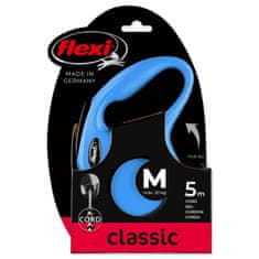 Flexi New Classic Cord M 5 m (20 kg) modra