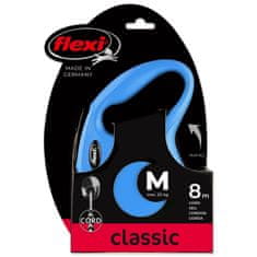 Flexi New Classic Cord M 8 m (20 kg) modra