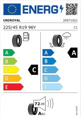 Uniroyal Letna pnevmatika 225/45R19 96Y XL FR RainSport 5 20071021