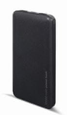 Gembird PB10-02 10.000mAh 2 x USB A + USB C, 2.4A, 12W Powerbank črn