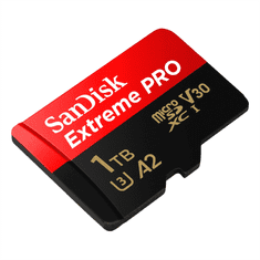 SanDisk Extreme PRO microSDXC 1TB + SD adapter 200MB/s in 140MB/s A2 C10 V30 UHS-I U3