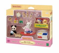 Sylvanian Families Set mladički snežnega zajca & pandi 