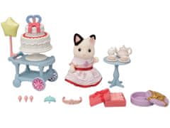 Sylvanian Families Čas zabavedeklica v fraku Tuxedo Cat