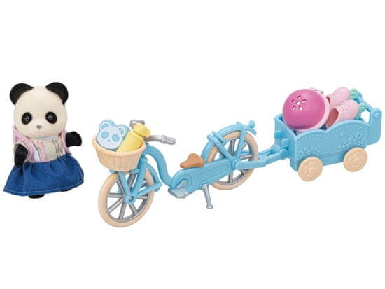 Sylvanian Families Set za kolesarjenje in rolanjedeklica panda