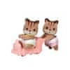 Sylvanian Families Set Walnut Squirrel Twins