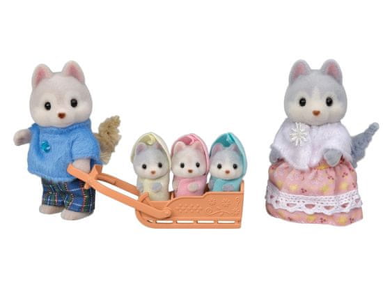 Sylvanian Families Družina haskijev