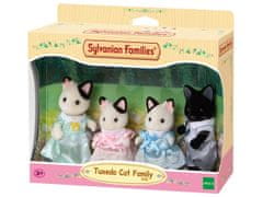 Sylvanian Families Družina mačk taksedo