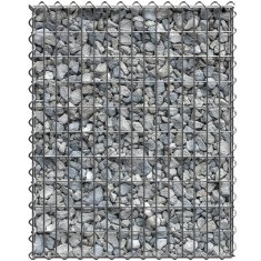 tectake Gabion pravokoten velikost mreže 5 x 10 cm velikost mreže 5 x 10 cm - 100 x 30 x 80 cm