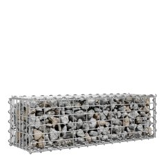 tectake Gabion pravokoten velikost mreže 5 x 10 cm velikost mreže 5 x 10 cm - 100 x 30 x 30 cm