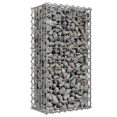 tectake Gabion pravokoten velikost mreže 5 x 10 cm velikost mreže 5 x 10 cm - 100 x 30 x 50 cm