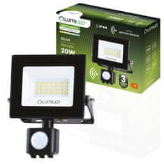 LUMILED Reflektor LED s senzorjem gibanja ZUNA2 20W 1800lm 4000K IP44