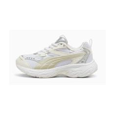 Puma Čevlji bela 42 EU Morphic Metallic Weiss Damen