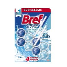 Bref Toaletni blok Power Aktiv, ocean breeze 2x 50g