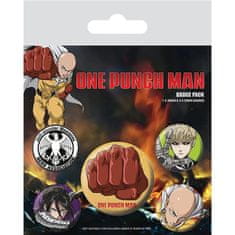 One Punch Man - komplet značk