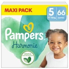 Pampers Plenice za enkratno uporabo Harmonie velikost 5 (66 kosov) 11-16 kg