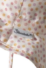 Sterntaler Klobuk s ščitnikom za vrat polka dots iz organskega bombaža ecru dekle - 43 cm 5-6 m