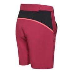 Progress Ženske kolesarske hlače GENIA BIKE SHORTS burgundska/črna - M