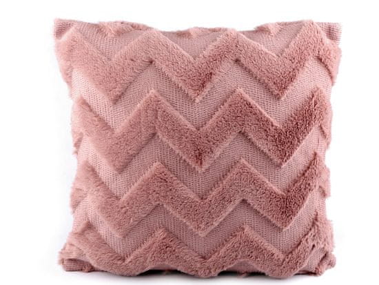 Vzglavnik chevron 45x45 cm - puder (2 kosa)