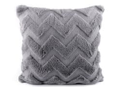 Prevleka za blazino chevron 45x45 cm - siva (2 kosa)