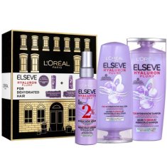 Loreal Paris Elseve Hyaluron Plump Set šampon Elseve Hyaluron Plump 250 ml + balzam Elseve Hyaluron Plump 200 ml + serum za lase Elseve Hyaluron Plump 150 ml za ženske