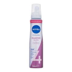 Nivea Diamond Gloss Styling Mousse krema za lase za izjemno močno učvrstitev 150 ml za ženske