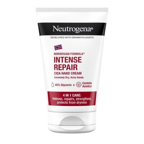 Neutrogena Norwegian Formula Intense Repair Cica Hand Cream krema za roke za pomiritev zelo suhe in srbeče kože unisex