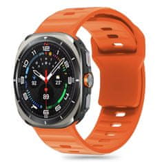 Tech-protect Silicone Line pašček za Samsung Galaxy Watch Ultra 47mm, orange