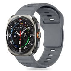 Tech-protect Silicone Line pašček za Samsung Galaxy Watch Ultra 47mm, crayon grey