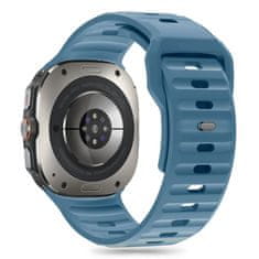 Tech-protect Silicone Line pašček za Samsung Galaxy Watch Ultra 47mm, montego blue