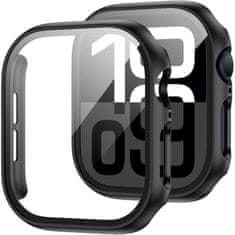 Tech-protect Defense 360 ovitek z zaščitnim steklom za Apple Watch 10 42mm, črna