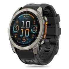 Tech-protect Silicone pašček za Garmin Fenix 5 / 6 / 6 Pro / 7 / 8 47mm / E / 8 47mm, black