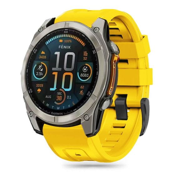 Tech-protect Silicone pašček za Garmin Fenix 5x / 5x Plus / 6x / 6x Pro / 7x / 8 51mm, yellow