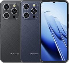 Oukitel Oukitel WP52 Ultra tanek 12mm, 5G Robusten telefon, 6500mAh baterija (16GB+256GB), Črne barve