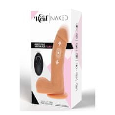 Toyjoy Realistični vibracijski dildo NAKED II. z magnetnim impulzoma 19,5 cm