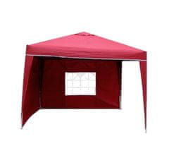 Linder Exclusiv Paviljon ALU 3x3 m PO2408SI Burgundy