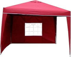 Linder Exclusiv Paviljon ALU 3x3 m PO2408SI Burgundy