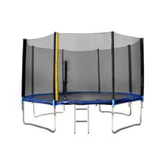 Linder Exclusiv Trampolin XXL 366 cm + zaščitna mreža + lestev + pokrivna ponjava