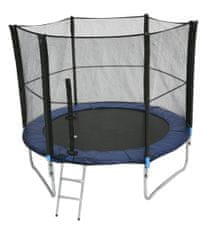 Linder Exclusiv Trampolin XXL 250 cm + zaščitna mreža + lestev + pokrivna ponjava