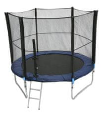 Linder Exclusiv Trampolin XXL 305 cm + zaščitna mreža + lestev + pokrivna ponjava