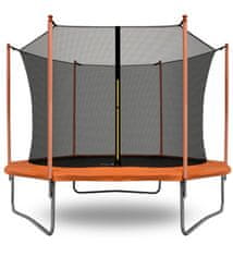 Aga Sport Fit Trampolin 250 cm Orange + notranja zaščitna mreža