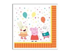 Peppa Pig Papirnati prtički Pujsa Pepa 33x33cm 16 kos