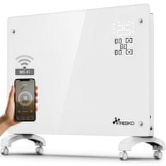 Tresko Smart Stekleni konvektor 1500 W GPH-15EA Beli