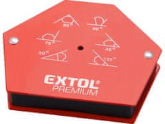 Extol Premium Kot Extol Premium (8815194) Magnetni varilni kot, 30°-45°-60°-75°-90°-135°, nosilnost do 22 kg