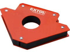 Extol Premium Kotni kot Extol Premium 8815190 magnetni varilni kot, 45°-90°-135°, nosilnost do 34 kg