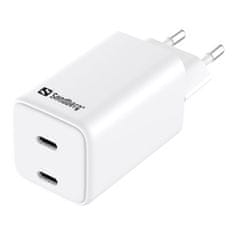 Sandberg AC Charger Dual USB-C PD65W EU